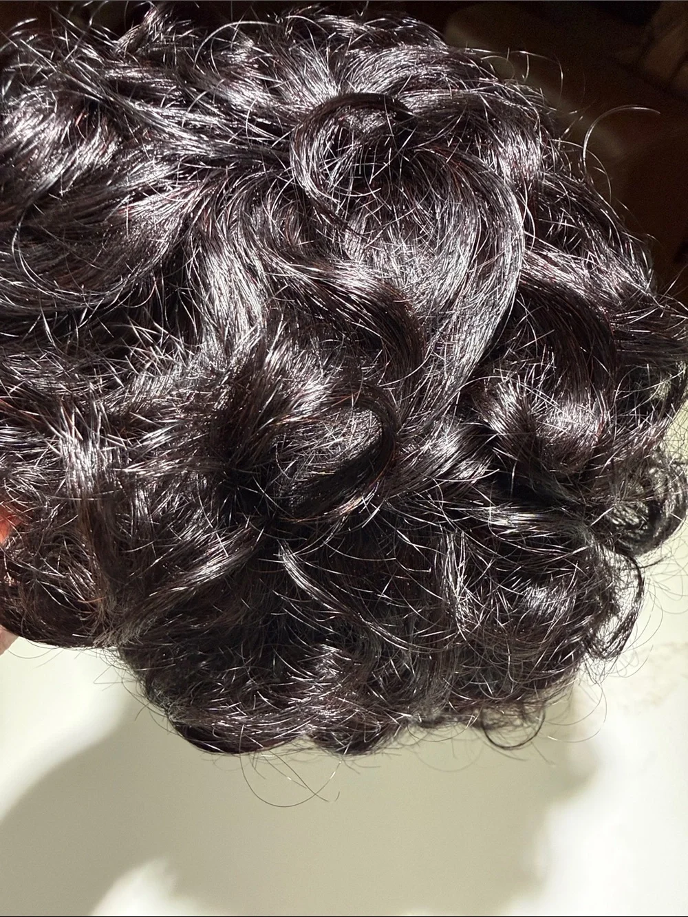 💯% HUMAN Hair Curly Pixie Black
